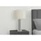 Monarch Specialties Lighting, 28 in.H, Table Lamp, Nickel Metal, Ivory / Cream Shade, Contemporary I 9657 - alternate 4
